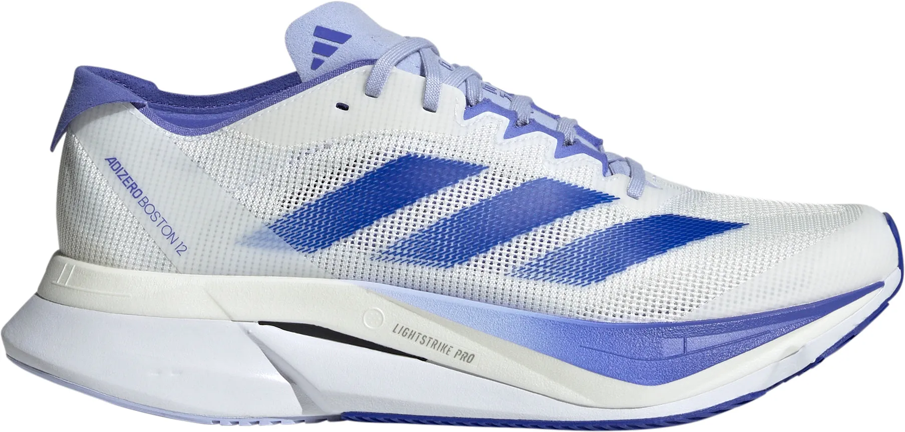 adidas Adizero Boston 12 Womens Running Shoes - White