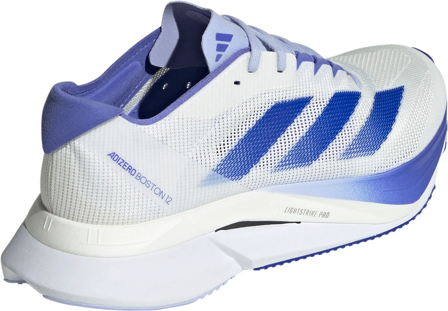 adidas Adizero Boston 12 Womens Running Shoes - White