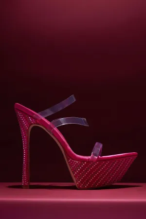 Akia Platform Heels - Pink