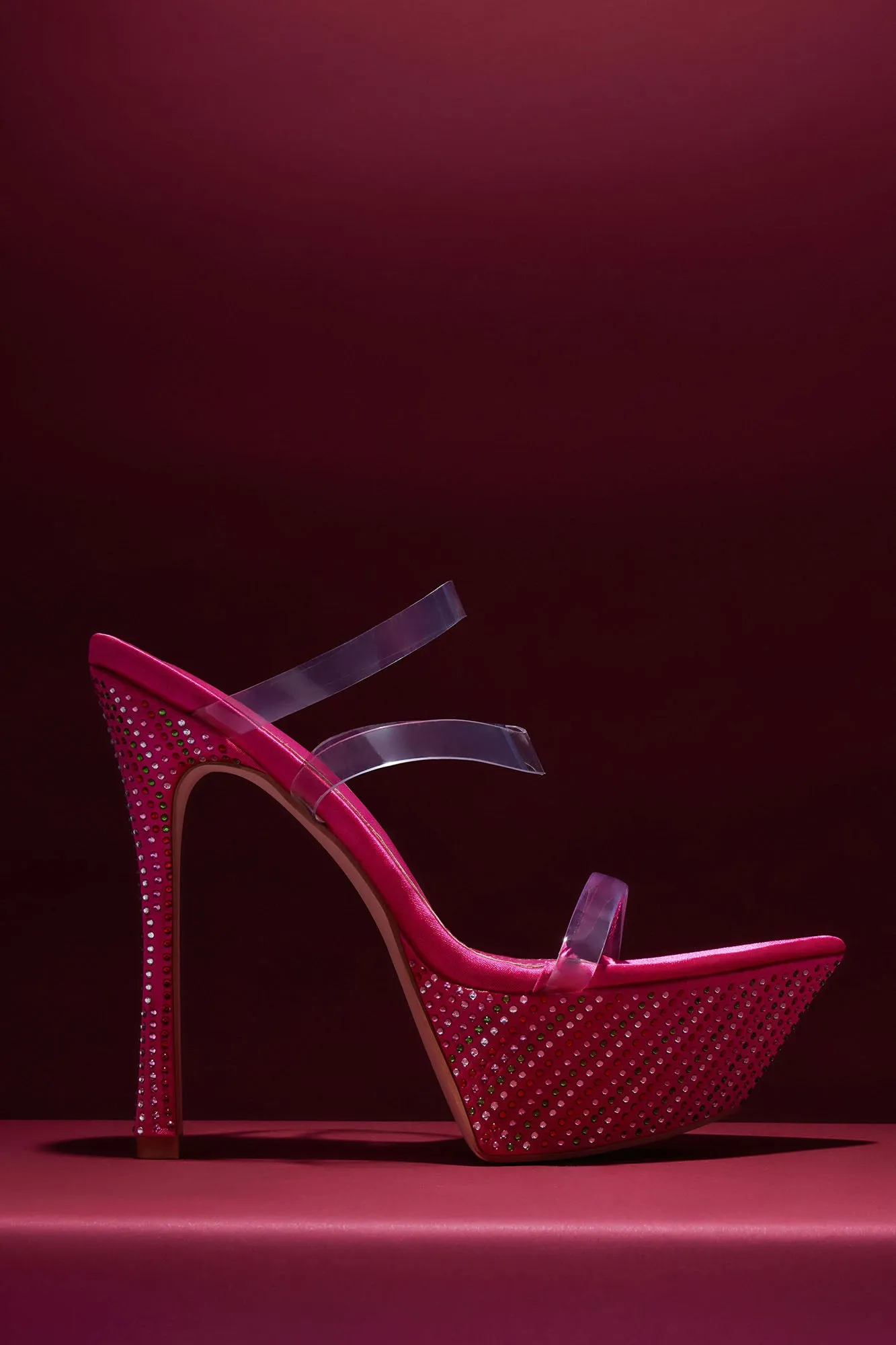 Akia Platform Heels - Pink