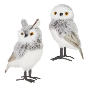 Assorted Standing Winter Owls