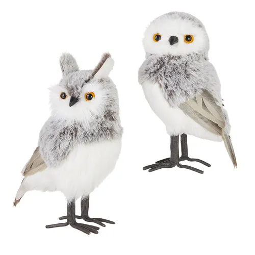 Assorted Standing Winter Owls