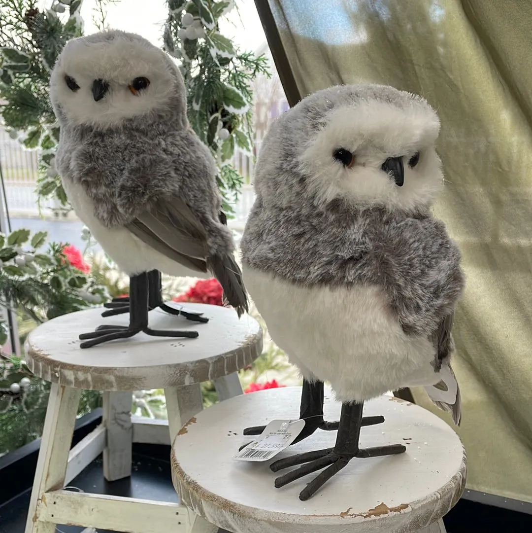 Assorted Standing Winter Owls