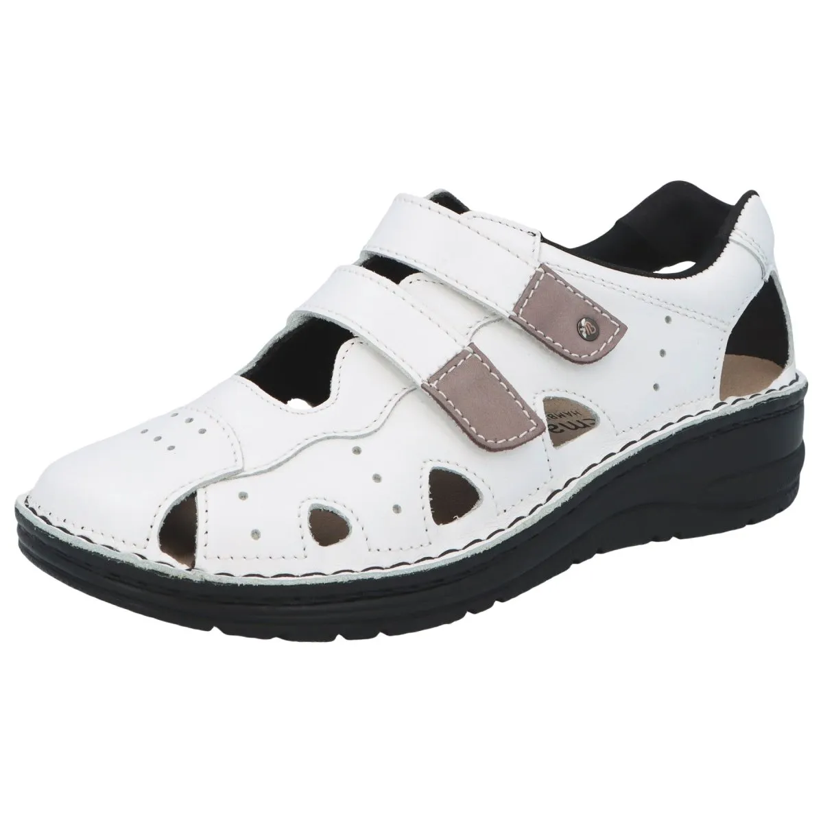 Berkemann Larena Women's Sandal In White Calfskin