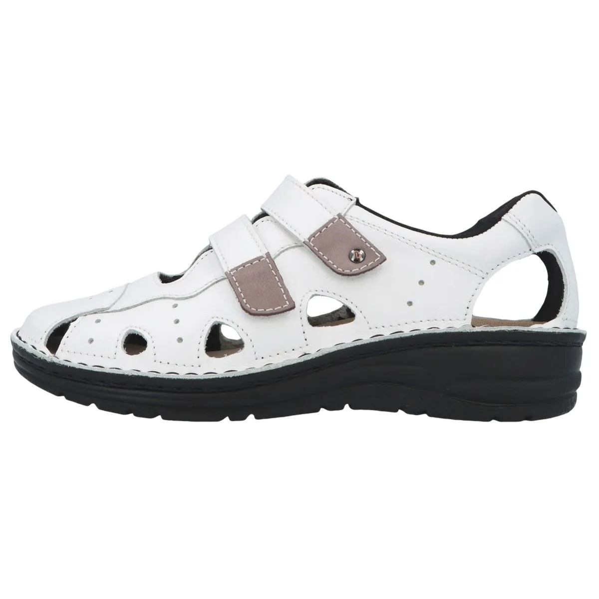 Berkemann Larena Women's Sandal In White Calfskin