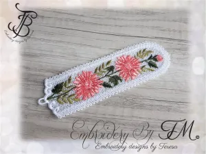 Bookmark Chrysanthemum/ 5x7 hoop