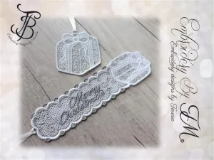 Bookmark with christmas gift   Christmas decoration