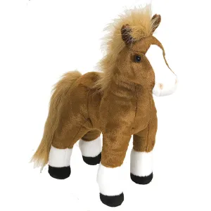 Brown Standing Horse Stuffed Animal - 12" Class