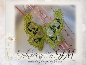 Butterfly April / 4x4 hoop