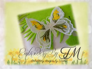 Butterfly March / 4x4 hoop