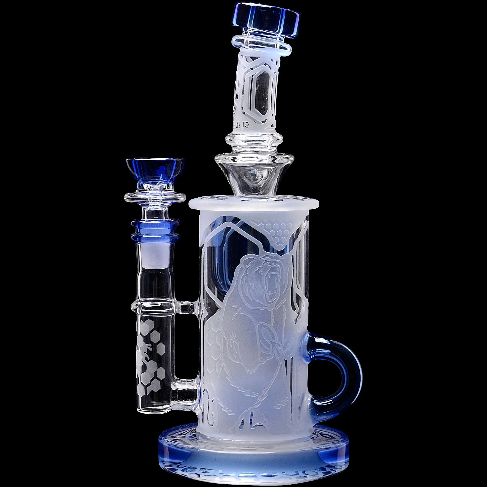 Calibear Sandblasted Flower Of Life Klein Recycler