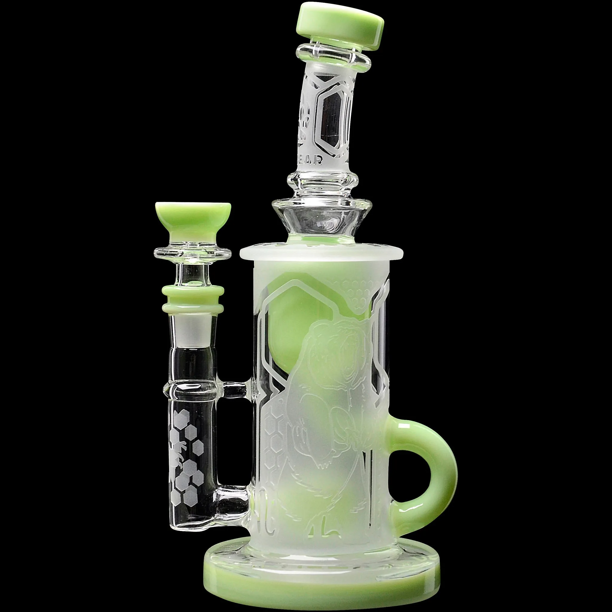 Calibear Sandblasted Flower Of Life Klein Recycler