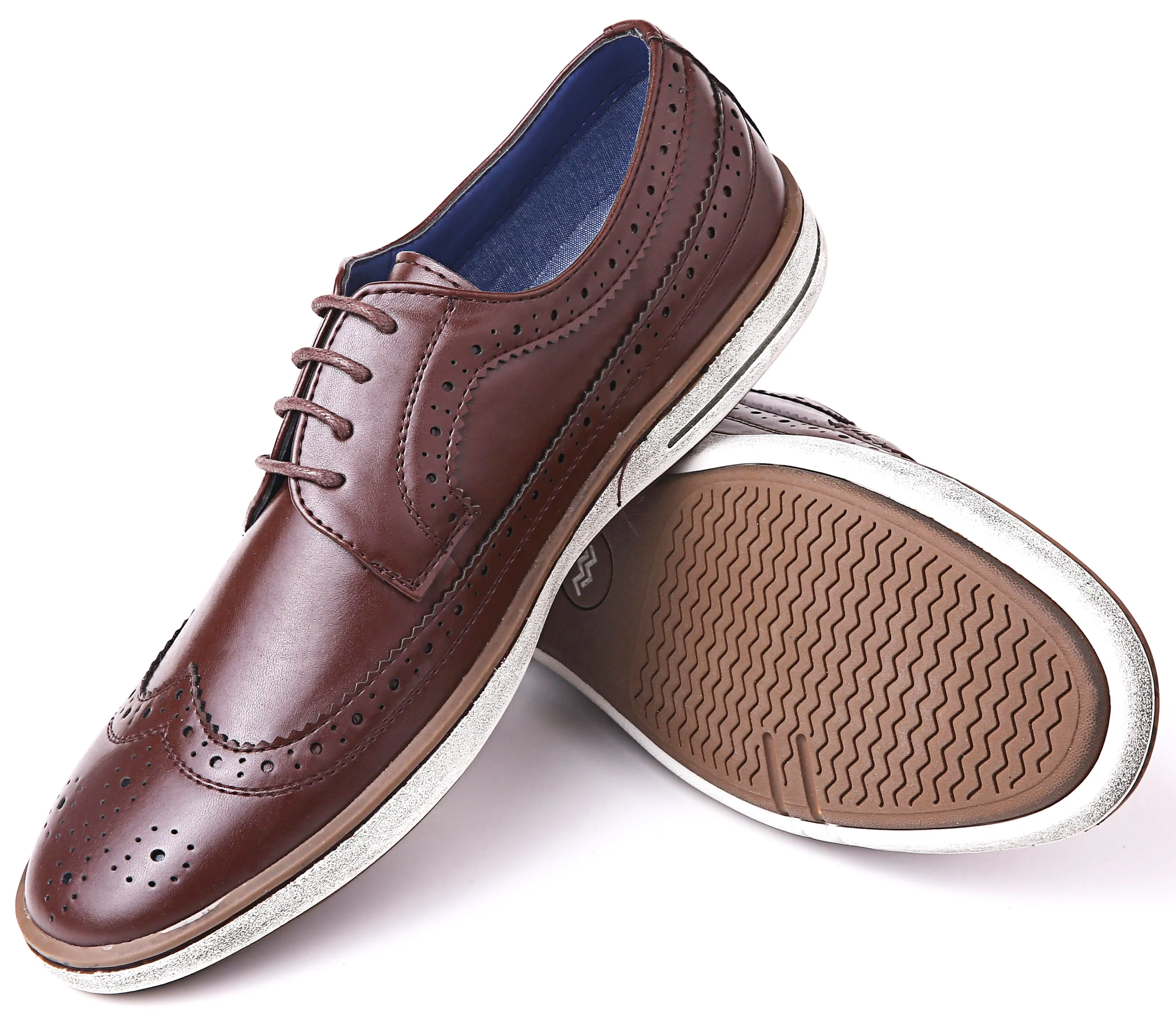 Casual Wingtip Oxford Dress Shoes