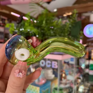 Curved Standing Glass Pipe