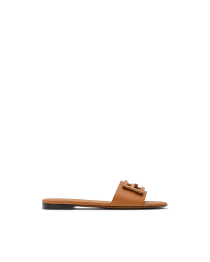 FF Baguette Leather Slides