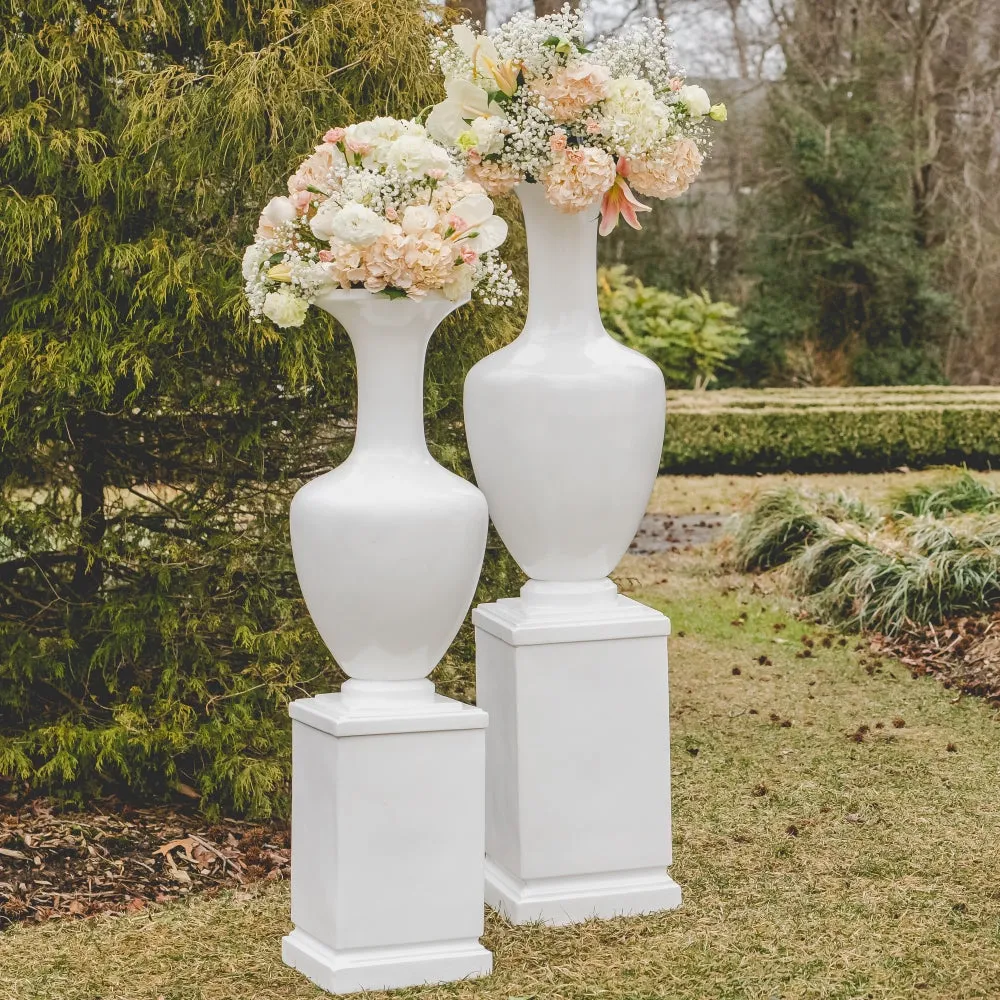 Free Standing Vase | White