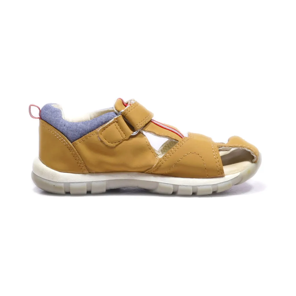 H&M Flat Sandals Leather Brown Colour For Kids