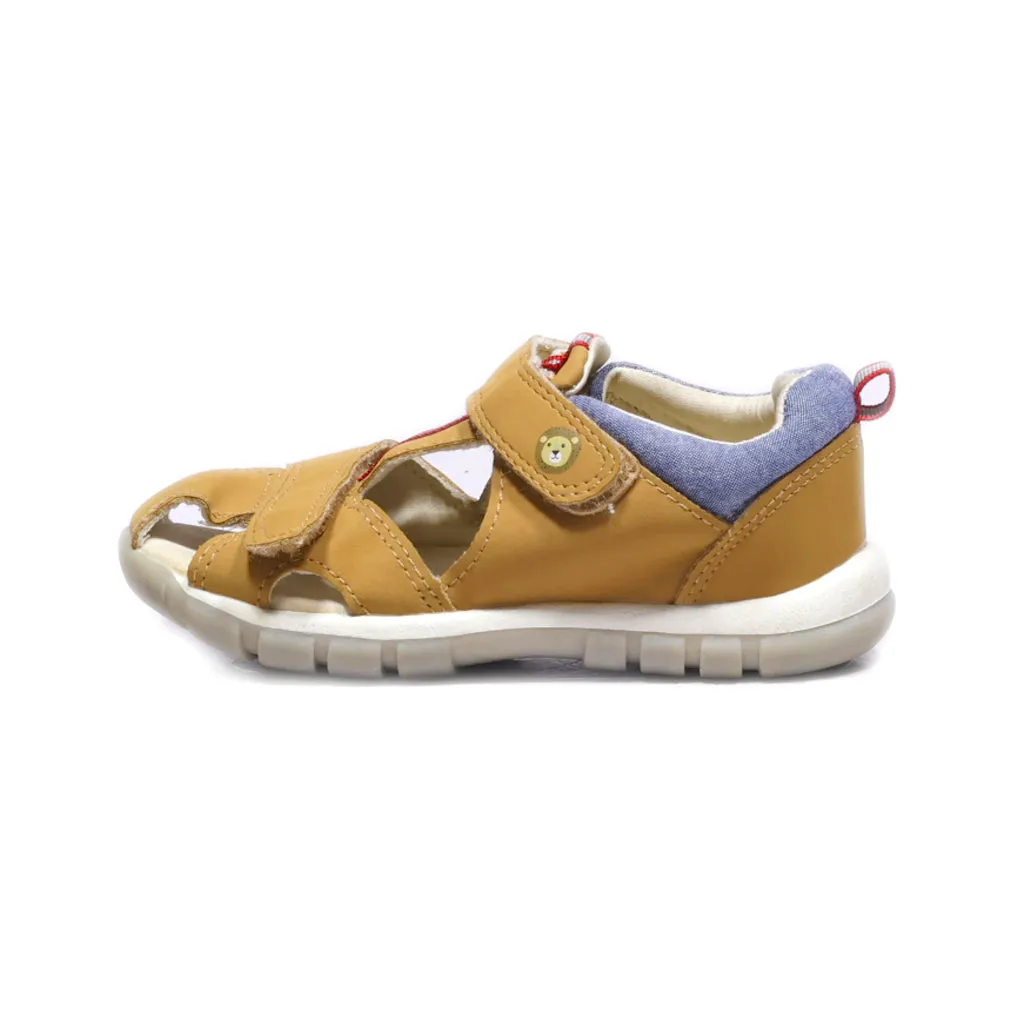 H&M Flat Sandals Leather Brown Colour For Kids