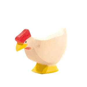 Hen, White Standing