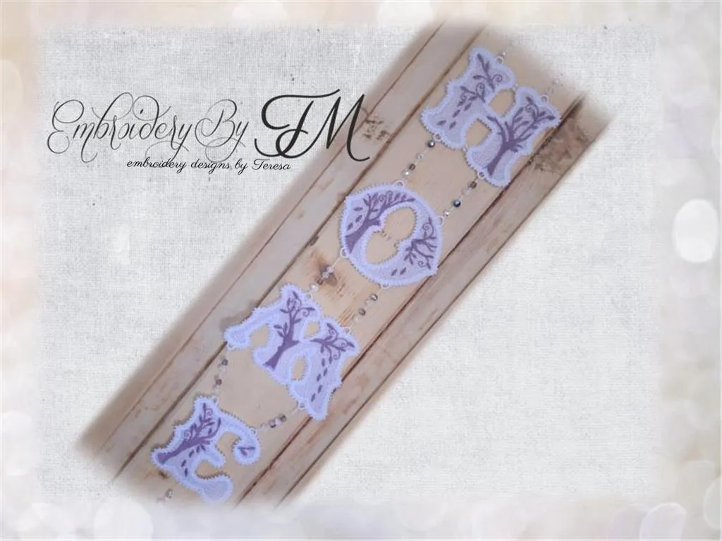HOME  - decoration FSL / 5x7 hoop