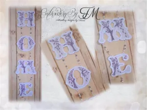 HOME  - decoration FSL / 5x7 hoop