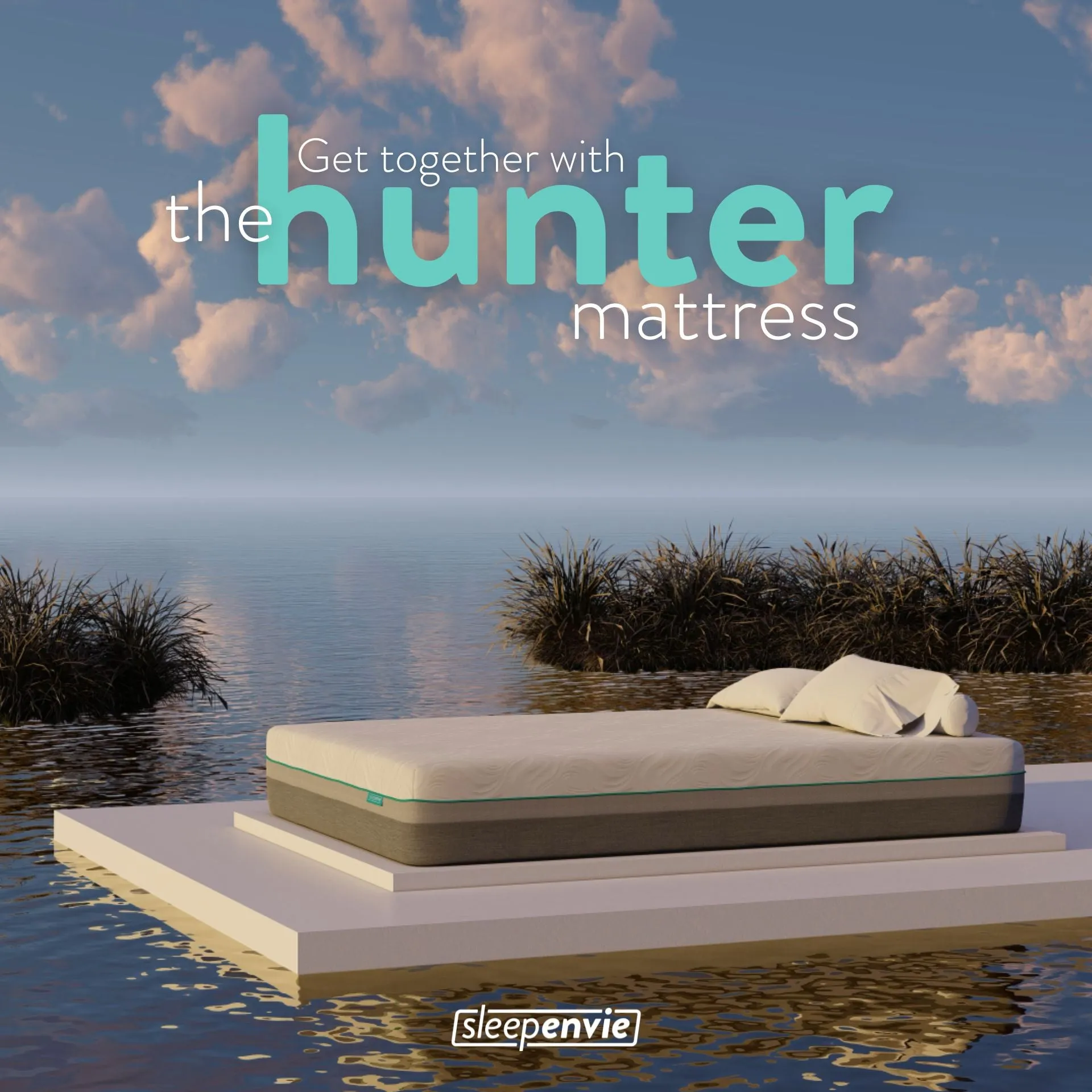 Hunter 14” Gel Foam Pocket Coil Hybrid Mattress