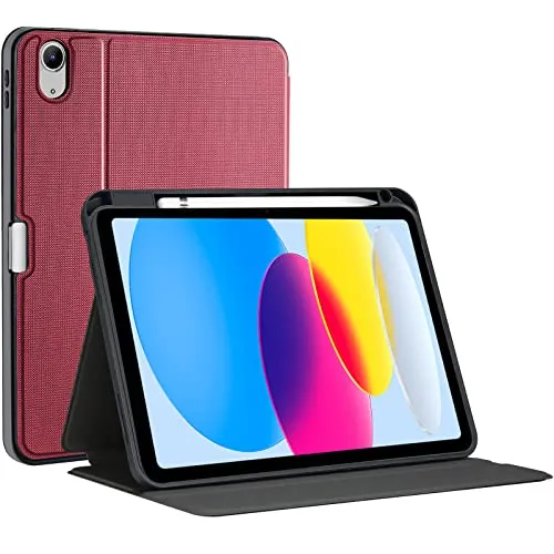 iPad 10th Gen 10.9" 2022 Slim Folio Case with Pencil Holder | ProCase