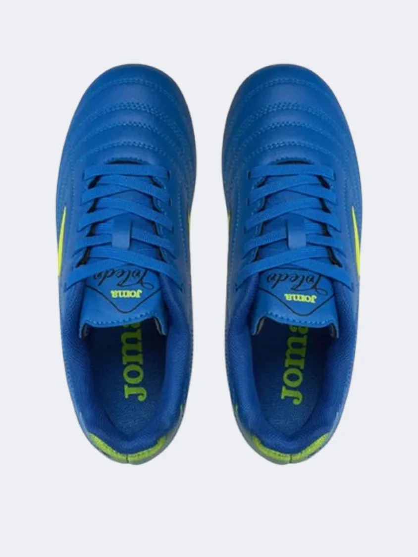 Joma Toledo 2404 Ag Kids Football Shoes Royal/Yellow