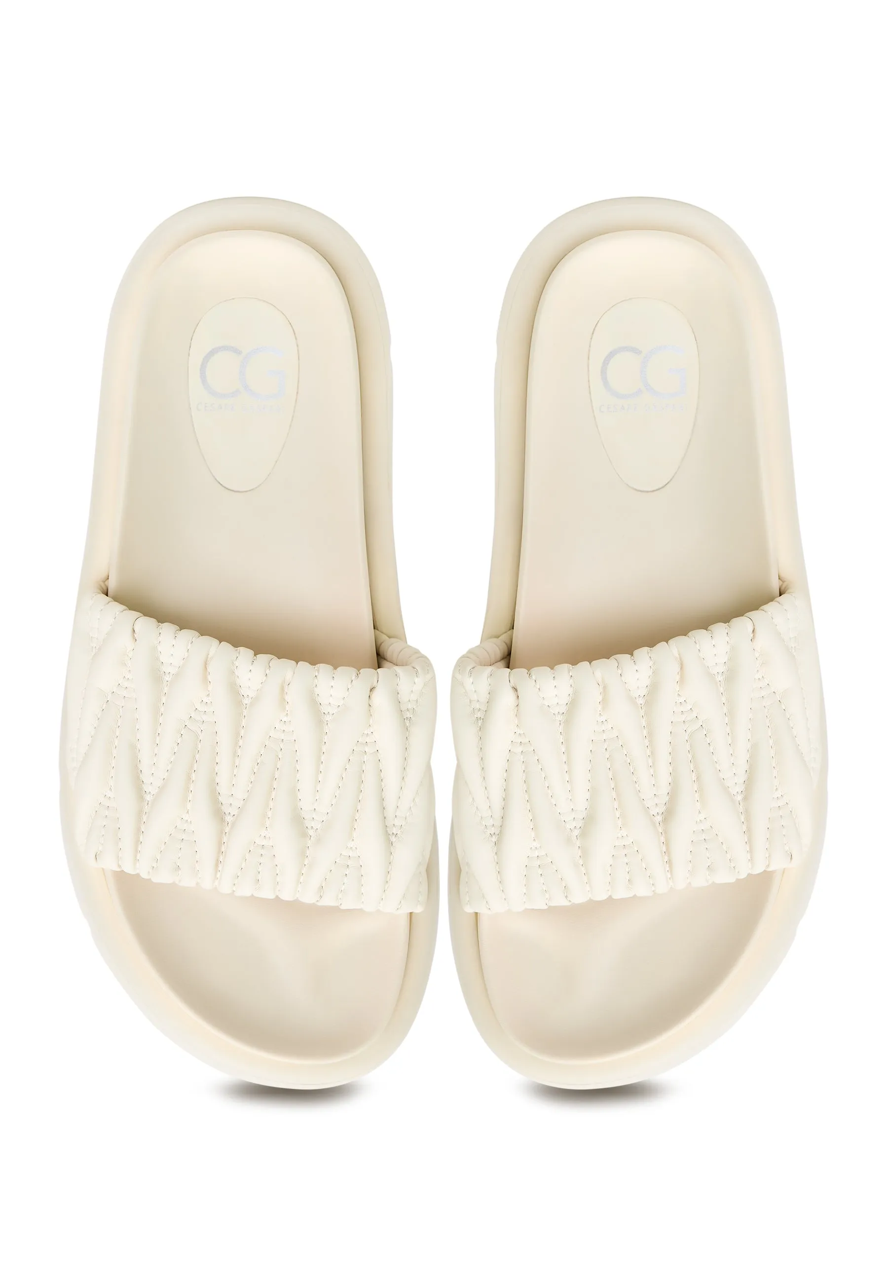 Leather Sandals Mirena - Beige