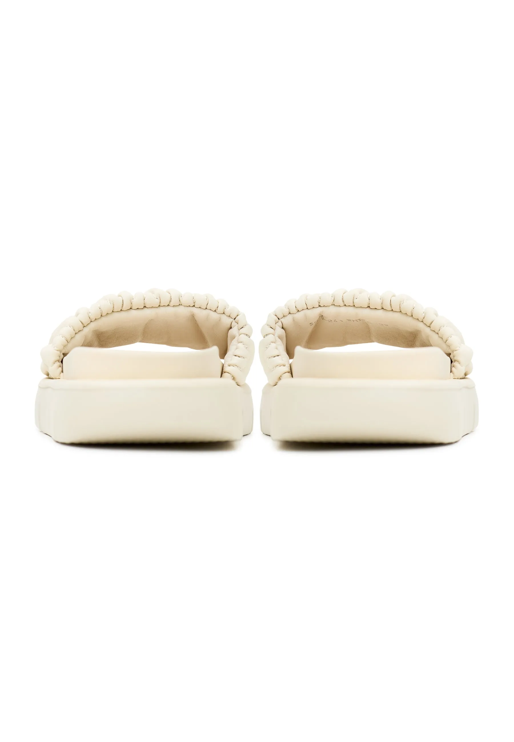Leather Sandals Mirena - Beige