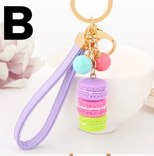Macaron keychain
