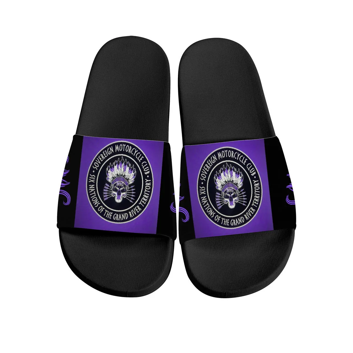 Martin Speyer Personalized Slide Sandals - Black