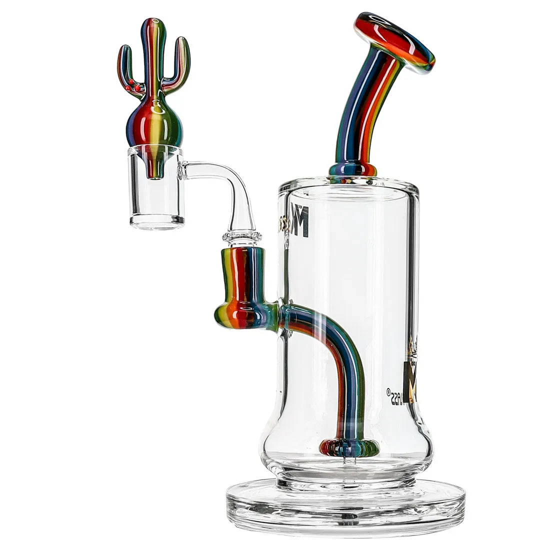 MK100 | Rainbow Cactus Dab Rig Set