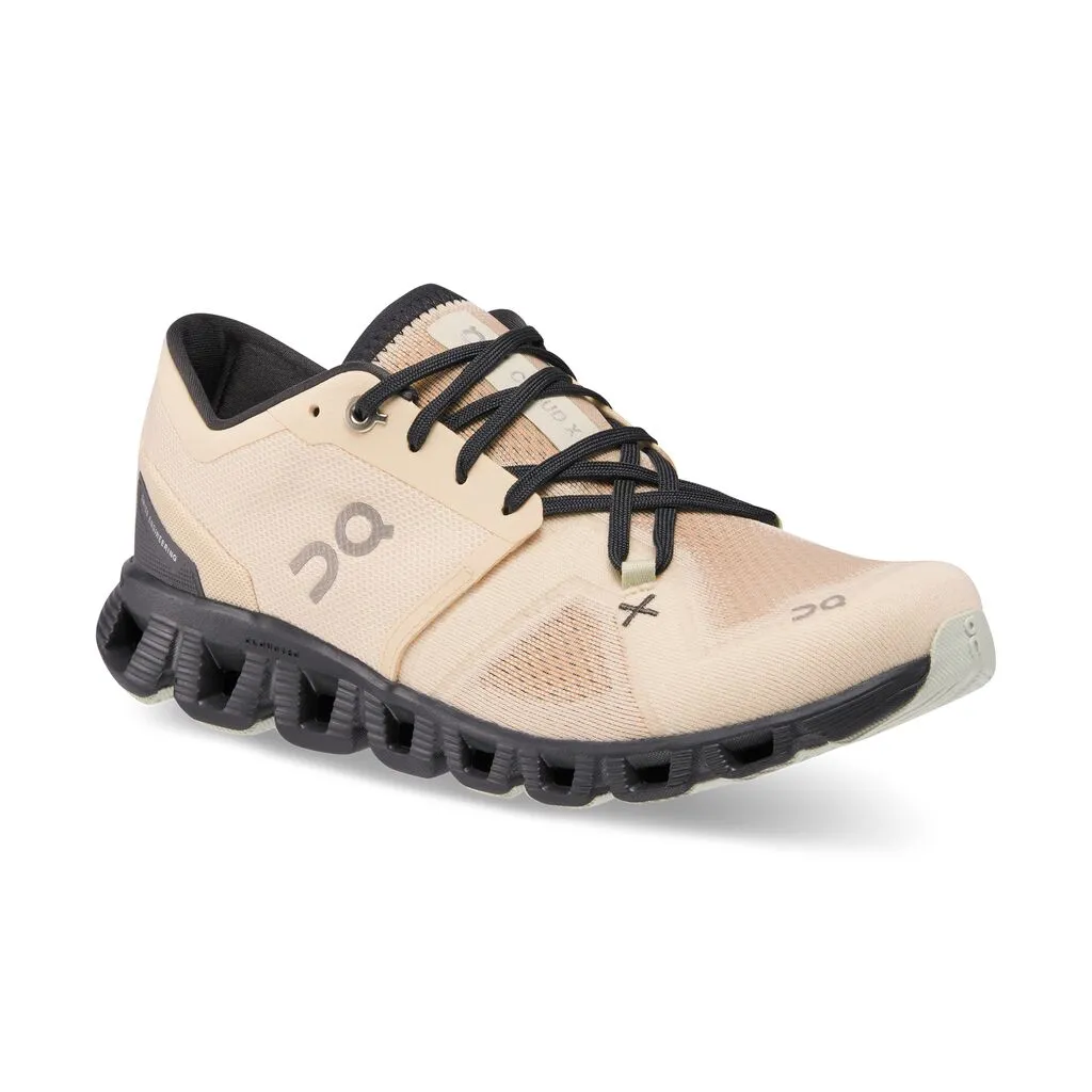 'On Running' Women's Cloud X 3 - Fawn / Magnet