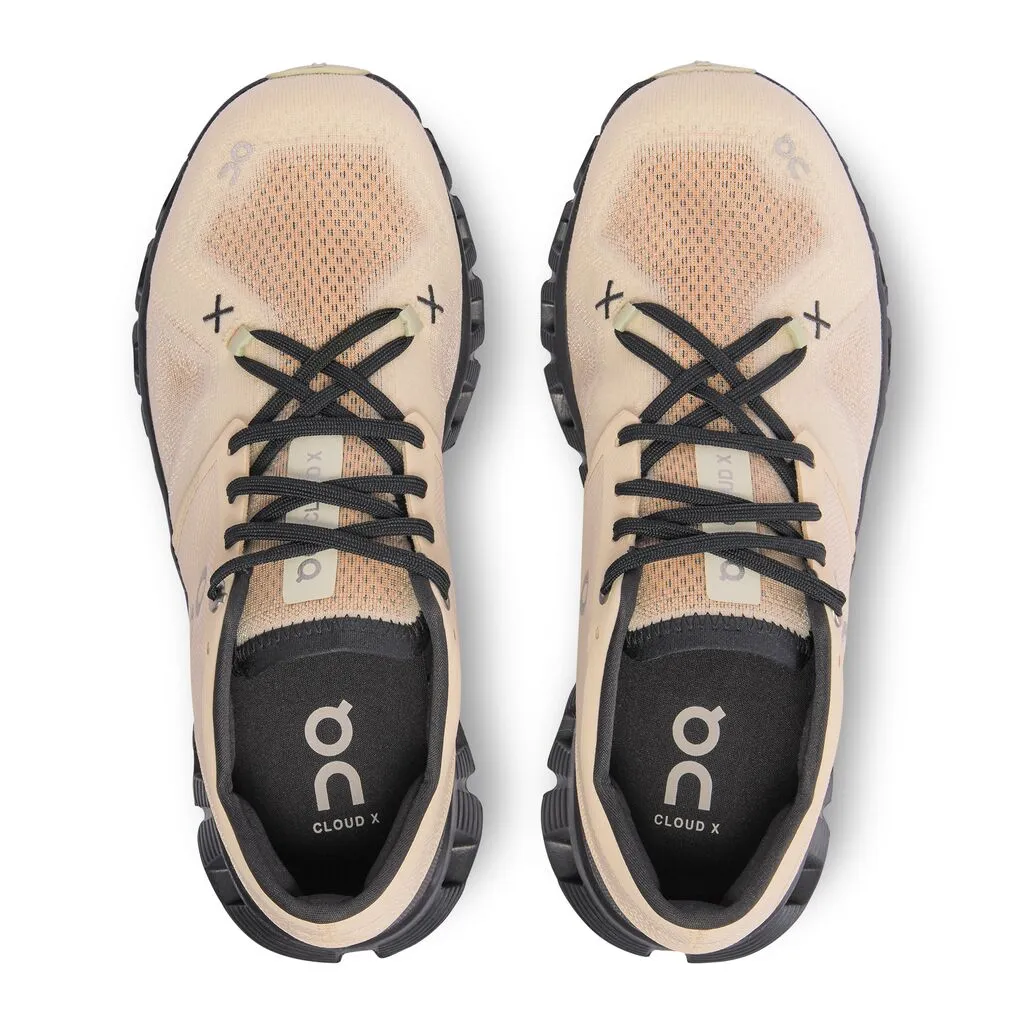 'On Running' Women's Cloud X 3 - Fawn / Magnet