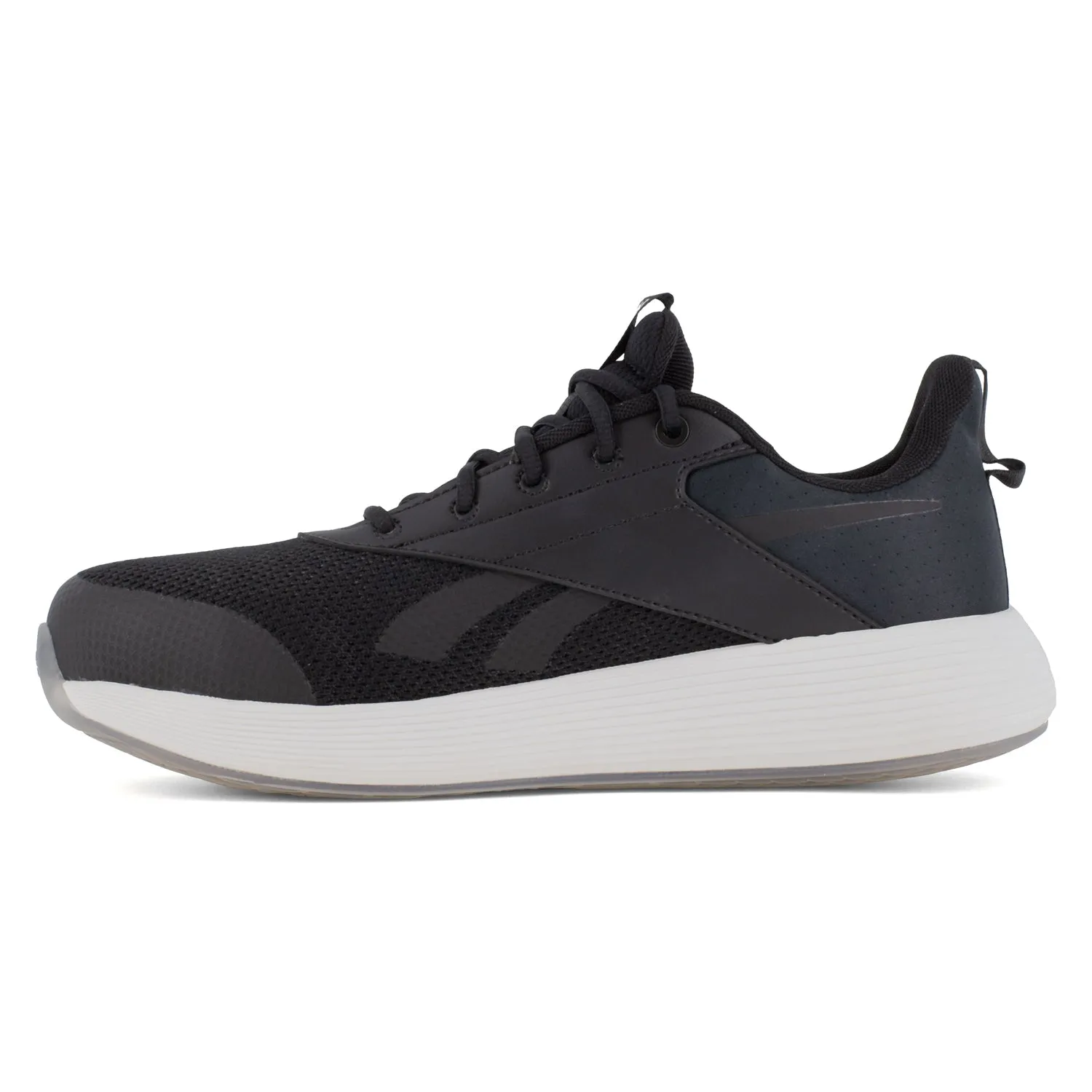Reebok Womens DMXair Comfort Black/White Microfiber Athletic Work Shoes