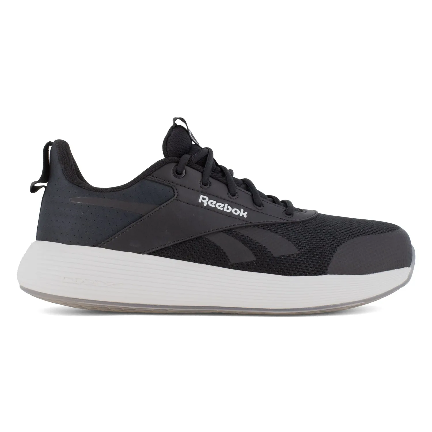 Reebok Womens DMXair Comfort Black/White Microfiber Athletic Work Shoes