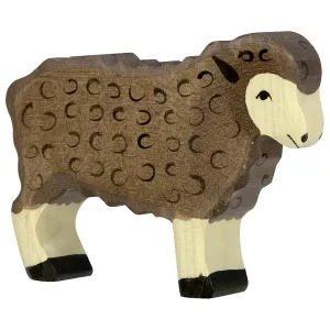 Sheep, standing, black