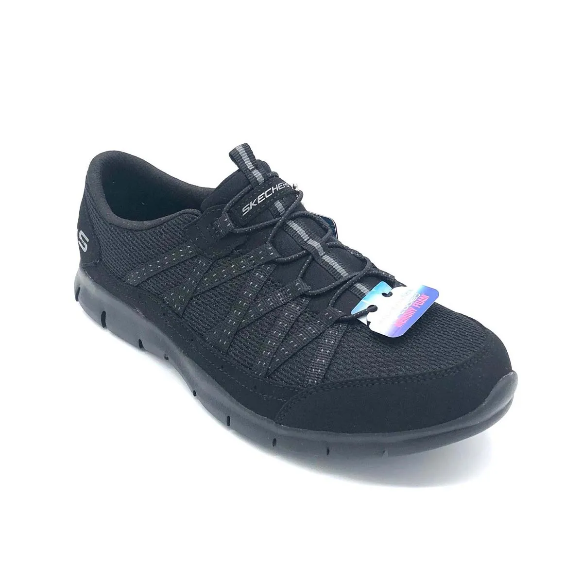 'Skechers' Women's Gratis-Strolling Slip On - Black (Wide)