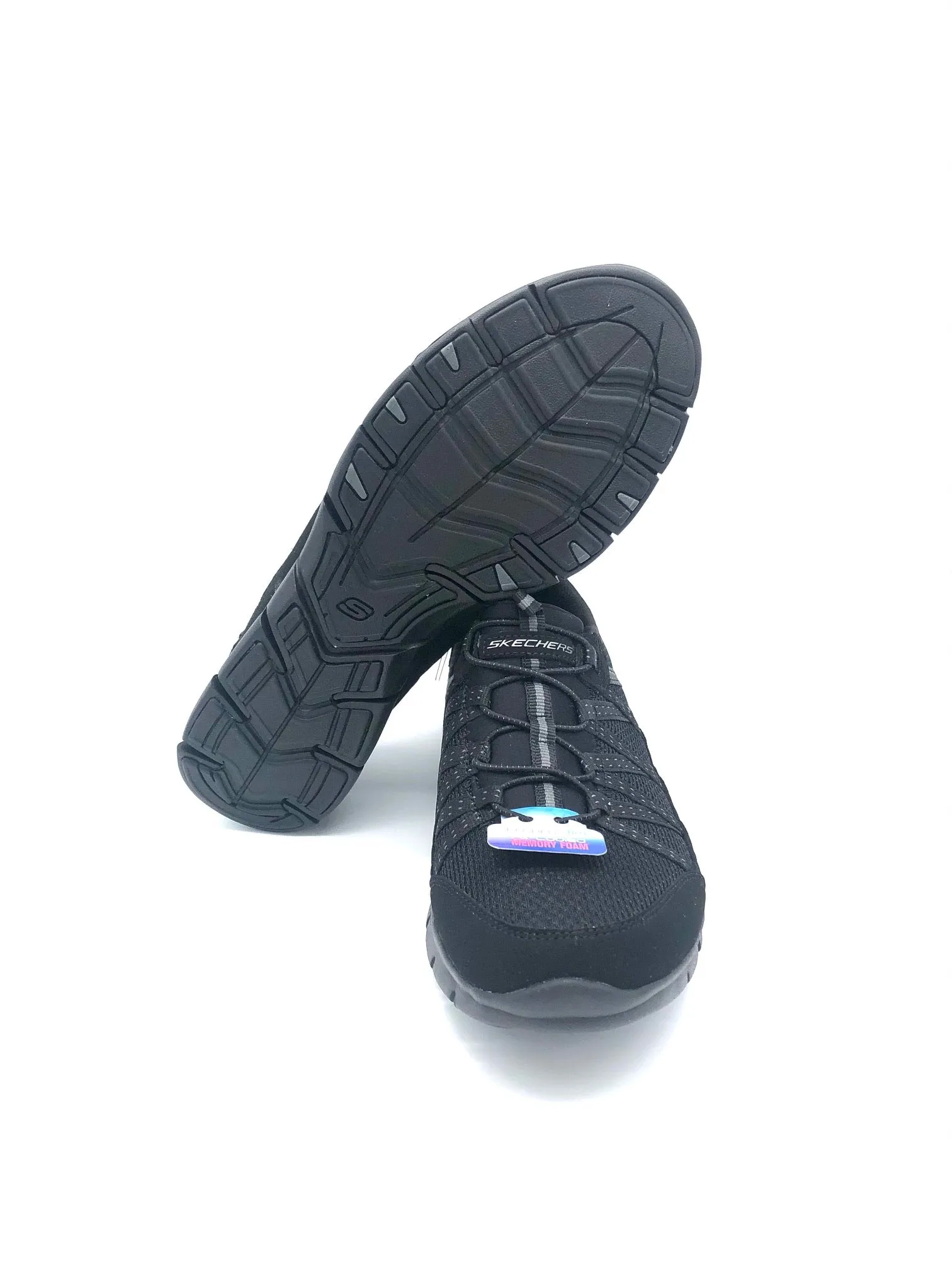 'Skechers' Women's Gratis-Strolling Slip On - Black (Wide)