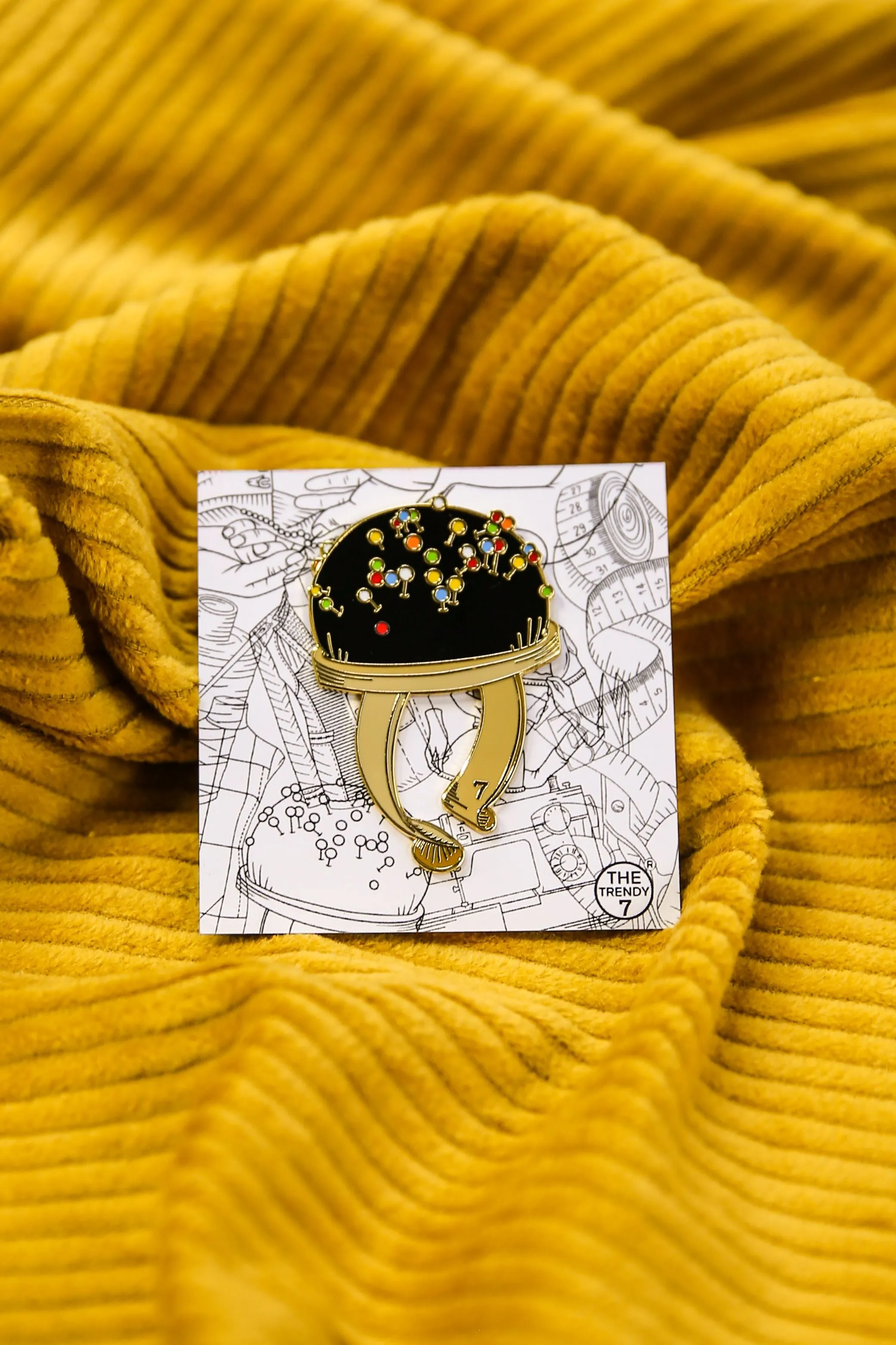 The Pin Cushion - Enamel Pin - The Trendy 7