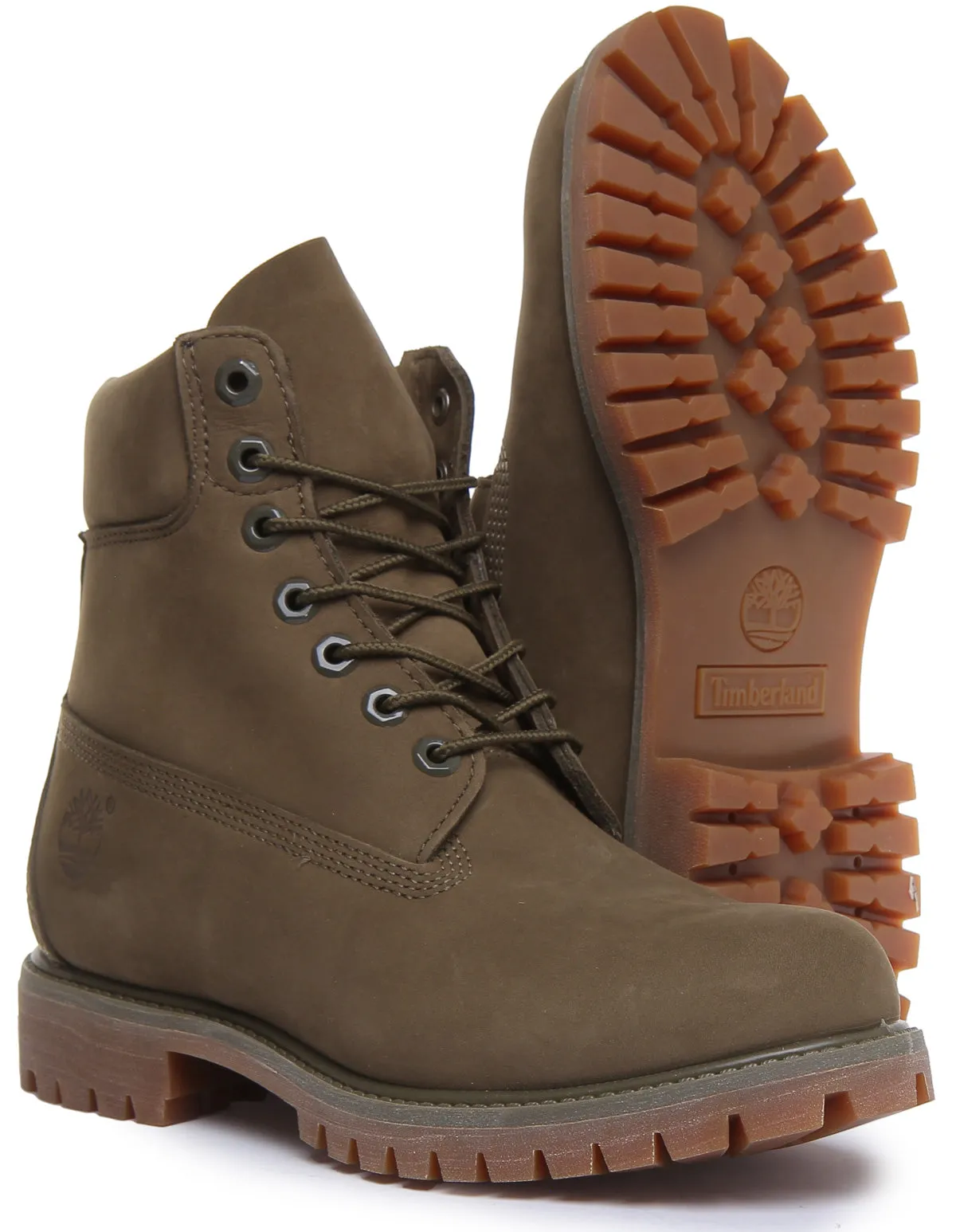 Timberland 6 inch Waterproof Boots In Dark Green For Men