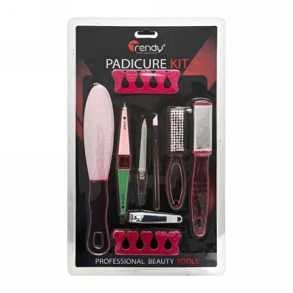 TRENDY PEDICURE KIT 9 PC