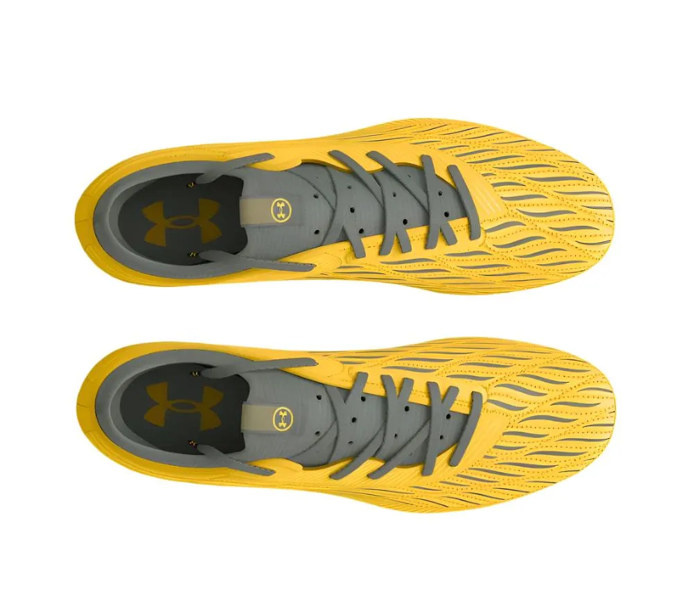 Under Armour Adults Football Boot Magnetico Select 4 FG Yellow/Grey