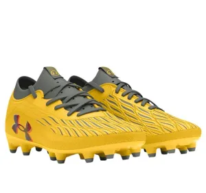 Under Armour Adults Football Boot Magnetico Select 4 FG Yellow/Grey