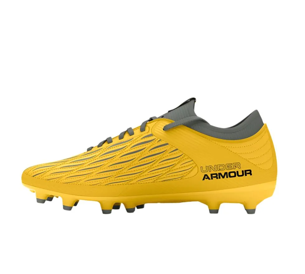 Under Armour Adults Football Boot Magnetico Select 4 FG Yellow/Grey