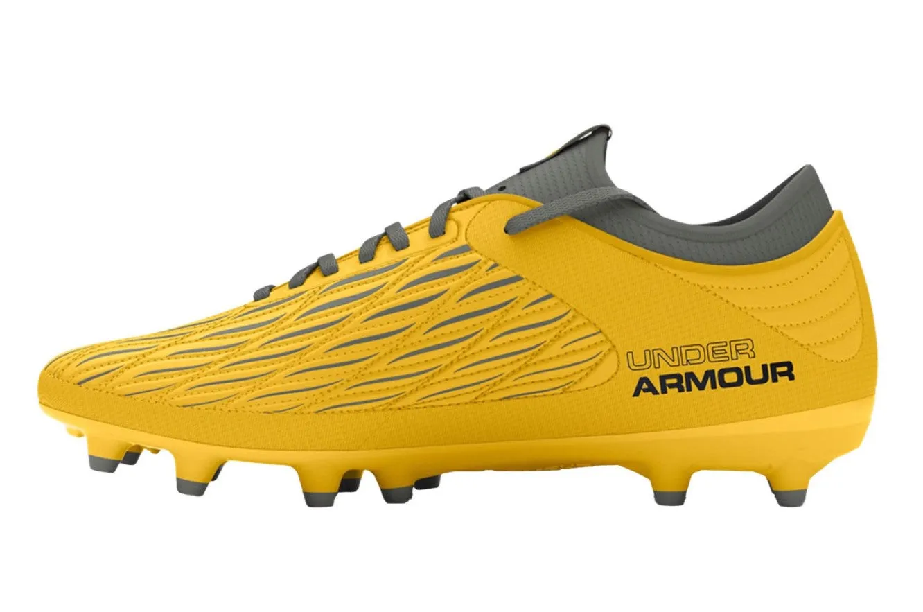 Under Armour Junior Football Boot Magnetico Select 4 FG Yellow/Grey