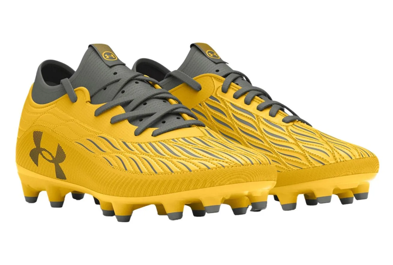 Under Armour Junior Football Boot Magnetico Select 4 FG Yellow/Grey