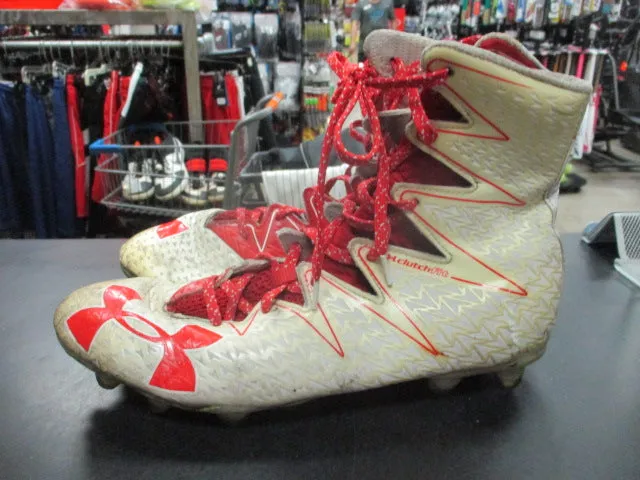 Used Under Armour Hi-Top Cleats Size 11 Men's