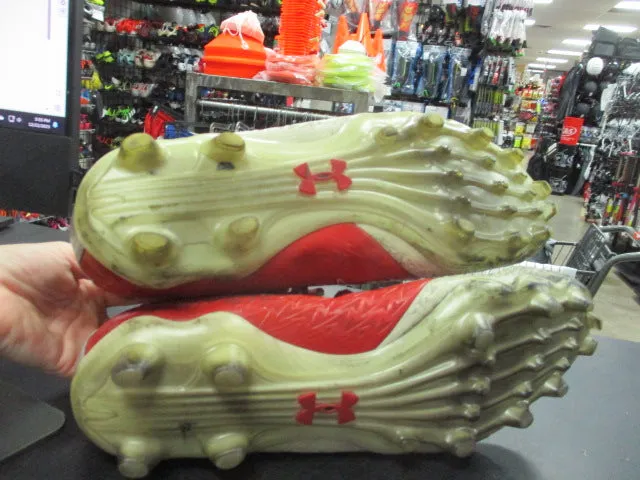 Used Under Armour Hi-Top Cleats Size 11 Men's